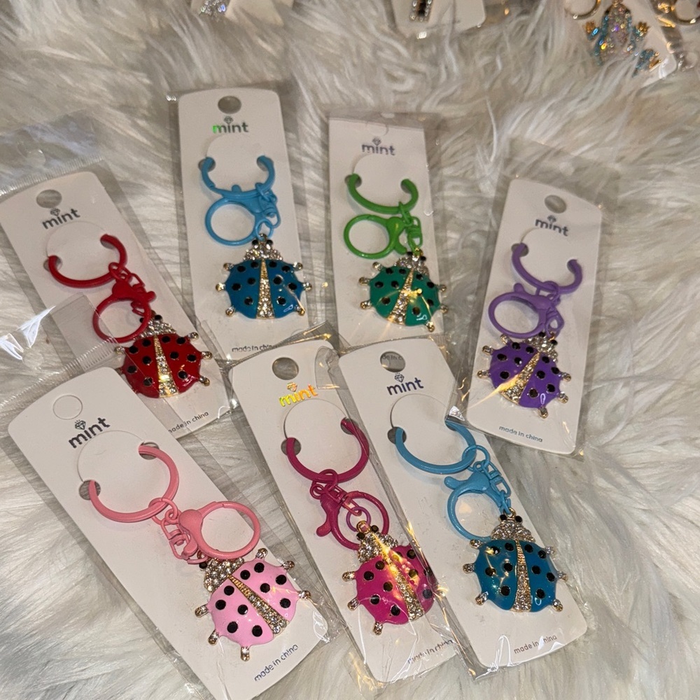 Mint Bettle Keychains - Multicolor